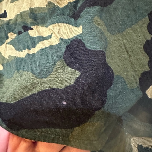 INC Size M Camouflage Camo Tunic Top Gold Ring R$59 - Picture 7 of 9